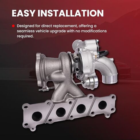 شاحن توربيني MOCA يناسب جاكوار 2013-2015 XF 2.0L، 2017-2018 XE 2.0L، لسيارة Land Rover 2013-2015 LR2 2.0L، 2012-2013 لسيارة Range Rover Evoque 2.0L، الغاز فقط in Saudi Arabia