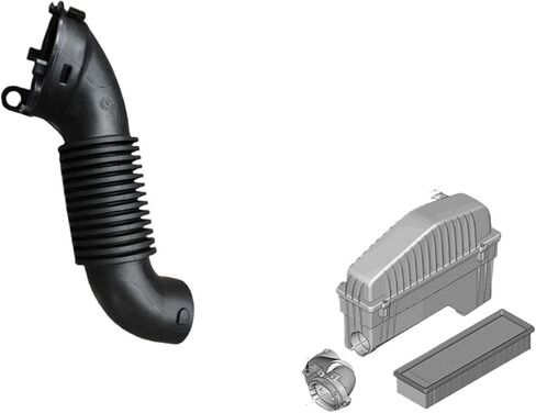 خرطوم آخذ للهواء فلتر هواء السيارة أنبوب دخول أنبوب توصيل الهواء 9809166680 / يصلح لبيجو 2008 301 سيتروين C3 1.2 1.6 قطع غيار السيارات خرطوم مدخل فلتر هواء مرن خرطوم مدخل in Kuwait