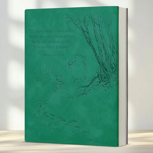 Classic Pooh Bear Journal Notebook 160 Pages - If There Ever Comes a Day Quote Writing Notebook Gift for Son, Daughter, Niece, Nephew, Sister, Brother, Friends in Saudi Arabia