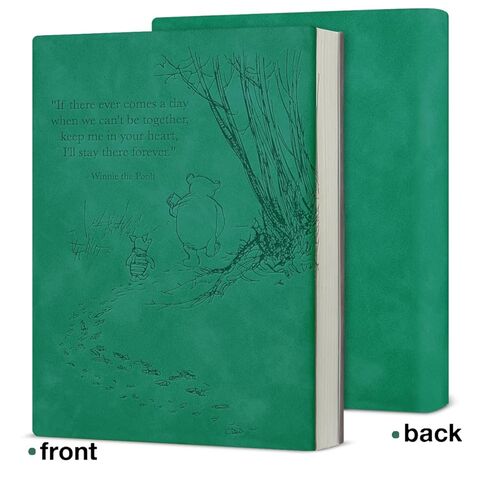 Classic Pooh Bear Journal Notebook 160 Pages - If There Ever Comes a Day Quote Writing Notebook Gift for Son, Daughter, Niece, Nephew, Sister, Brother, Friends in Saudi Arabia