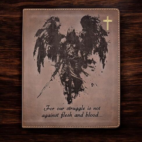 شخصية NIV يوميات الكتاب المقدس | ميخائيل رئيس الملائكة، الكتاب المقدس ونقش الاسم المخصص | مجلة الهامش الواسع | جلد بني | هدية الكتاب المقدس المبنية على الإيمان له أو لها in Kuwait