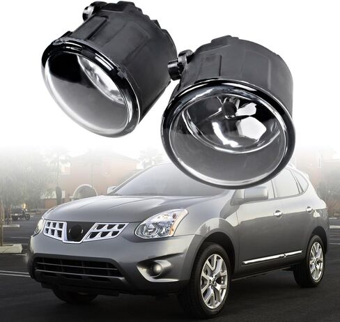 Astra Depot 2pcs Fog Light Front Bumper + H11 Halogen Bulb Compatible with Nissan Cube Juke Murano Quest Rogue Versa in Saudi Arabia