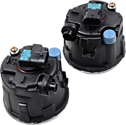 Astra Depot 2pcs Fog Light Front Bumper + H11 Halogen Bulb Compatible with Nissan Cube Juke Murano Quest Rogue Versa in Saudi Arabia