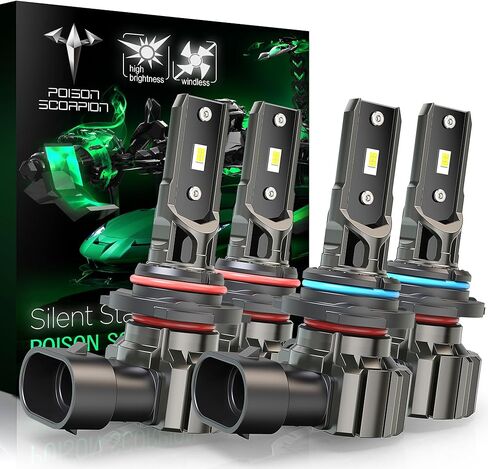 POISON SCORPION Bulb|Fanless 1:1 Mini Size|Wireless In Line|Off-Road Use or 90 12 Fog Lights|for Powersport ATV/UTV|2 Bulbs in Saudi Arabia