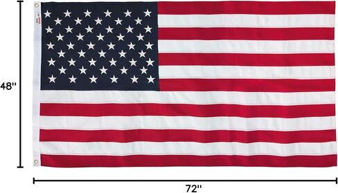 علم Valley Forge US4PN العلم الأمريكي، 4'x6'، أحمر، أبيض، أزرق in Saudi Arabia