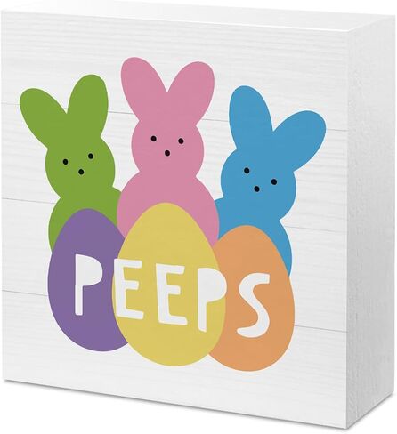 Easter Decor Indoor Easter Party Jesus Decorations Farmhouse Easter Peeps Bunny Rabbit Egg Sign for Home Bathroom Room Badroom Table Mantle Office Dessk Decor in Saudi Arabia