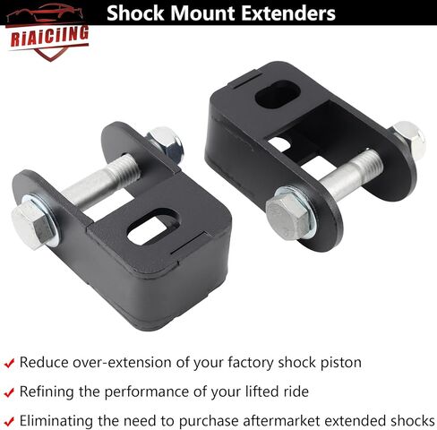 3.5" Front Leveling Kit Compatible with 2005-2024 Ford F250 F350 Super Duty 4WD, 3.5 inch High-Strength Steel Coil Spring Lift Spacers with Shock Mount Extenders & Sound Isolator in Kuwait