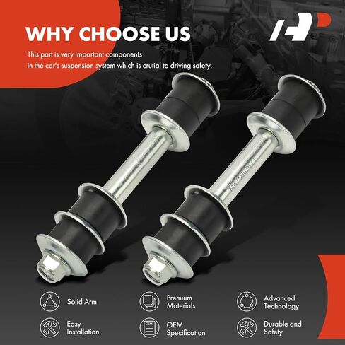 A-Premium Set of 4, Rear Sway Bar Links Stabilizer Bar Links, Compatible with Ford Mustang 2011 & Mitsubishi Montero Sport 1997-2004 in Saudi Arabia