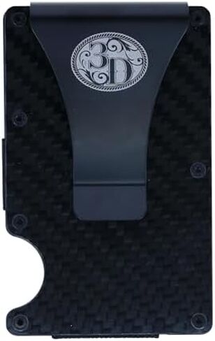 3D Belt Mens Smart Wallet, Gun Metal Black in Kuwait