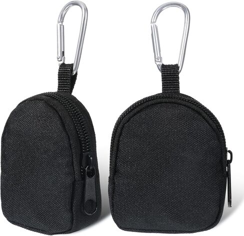 محفظة للعملات المعدنية مع مشبك بحلقة تسلق، وحقيبة جيب، وسلسلة مفاتيح صغيرة لمحفظة العملات المعدنية للرجال، وحقيبة تنظيم الإكسسوارات لسماعات الأذن لمفتاح السيارة والعملات المعدنية in Kuwait