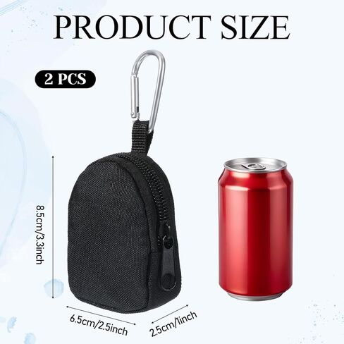 محفظة للعملات المعدنية مع مشبك بحلقة تسلق، وحقيبة جيب، وسلسلة مفاتيح صغيرة لمحفظة العملات المعدنية للرجال، وحقيبة تنظيم الإكسسوارات لسماعات الأذن لمفتاح السيارة والعملات المعدنية in Kuwait