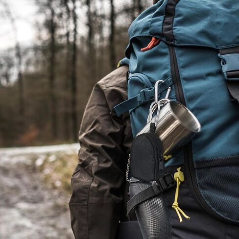 محفظة للعملات المعدنية مع مشبك بحلقة تسلق، وحقيبة جيب، وسلسلة مفاتيح صغيرة لمحفظة العملات المعدنية للرجال، وحقيبة تنظيم الإكسسوارات لسماعات الأذن لمفتاح السيارة والعملات المعدنية in Kuwait