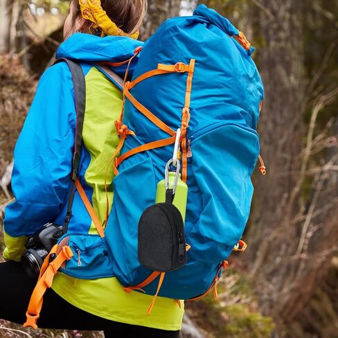 محفظة للعملات المعدنية مع مشبك بحلقة تسلق، وحقيبة جيب، وسلسلة مفاتيح صغيرة لمحفظة العملات المعدنية للرجال، وحقيبة تنظيم الإكسسوارات لسماعات الأذن لمفتاح السيارة والعملات المعدنية in Kuwait