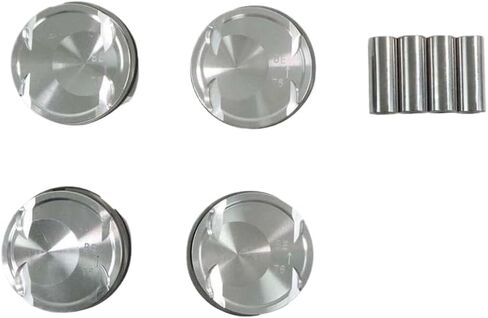 مجموعة مكابس وخواتم المحرك 4 قطعة 23410-2BCA0 متوافقة مع محرك G4FJ 1.6L لسيارات I30 Kona Lafesta in Kuwait