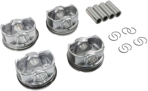 مجموعة مكابس وخواتم المحرك 4 قطعة 23410-2BCA0 متوافقة مع محرك G4FJ 1.6L لسيارات I30 Kona Lafesta in Kuwait