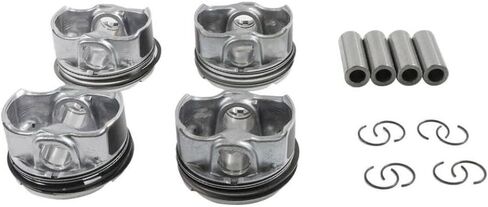 مجموعة مكابس وخواتم المحرك 4 قطعة 23410-2BCA0 متوافقة مع محرك G4FJ 1.6L لسيارات I30 Kona Lafesta in Kuwait