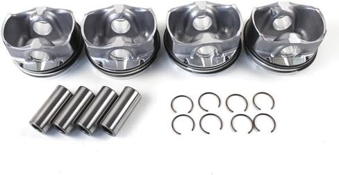 4 قطعة حلقات المكبس Φ84mm CR 10 1 لـ N20B20A N20B20B 2 0T استبدال المحرك متوافق مع F30 F10 328i 428i 528i X3 in Kuwait