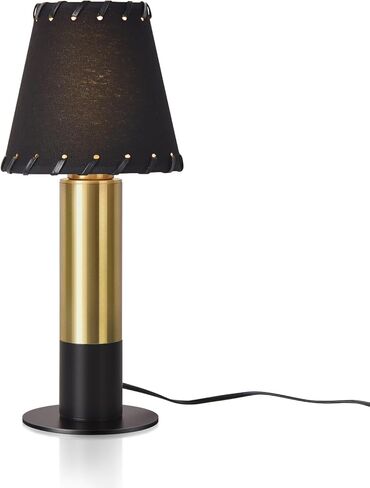 Black and Gold Small Bedside Mini Table Lamp for Bedroom, Cute Bedroom Lamps for Nightstand, Cute Mini Table Lamps for Small Spaces for Kitchen Counter, Bookshelf, Kids Dorm, Office in Saudi Arabia
