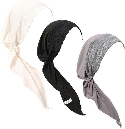 قبعة صغيرة مربوطة مسبقًا للنساء، قبعات عمامة، غطاء الرأس، غطاء الرأس، غطاء شعر النوم in Kuwait