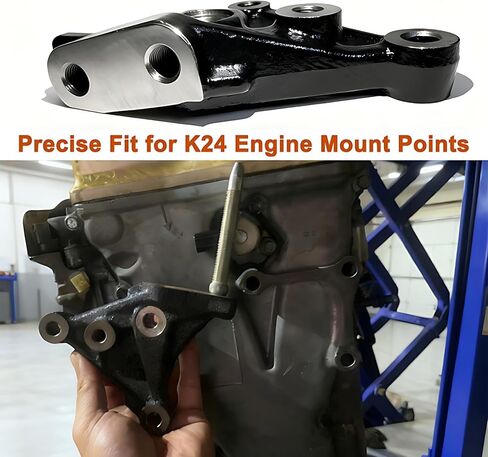 دعامة تبديل حامل المحرك K24 11910-PPA-000 متوافقة مع Honda CR-V 2002-2006، العنصر 2003-2011 وEG/DC/EK/EP3- أسود مؤكسد in Kuwait