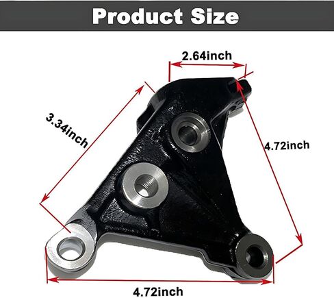 دعامة تبديل حامل المحرك K24 11910-PPA-000 متوافقة مع Honda CR-V 2002-2006، العنصر 2003-2011 وEG/DC/EK/EP3- أسود مؤكسد in Kuwait