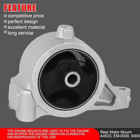 3 Pcs Engine Motor Mounts Set - Compatible with Honda Pilot 2005-2008 & for Acura MDX 2003-2006, Replace OE# A4519HY A4551 A4523 in Kuwait