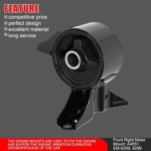 3 Pcs Engine Motor Mounts Set - Compatible with Honda Pilot 2005-2008 & for Acura MDX 2003-2006, Replace OE# A4519HY A4551 A4523 in Kuwait