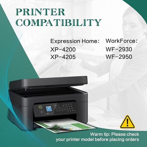 خرطوشة حبر معاد تصنيعها لحزمة كومبو خرطوشة حبر Epson 232 لإبسون XP-4205 XP-4200 WF-2930 WF-2950 لـ 232XL T232 XL عالية الإنتاجية (5 عبوات) in Kuwait