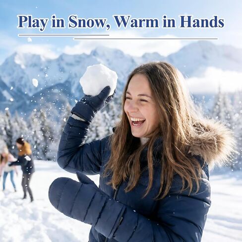 Down Mittens Ski Mittens Lightweight Warm for Men and Women Cold Weather Gloves for Traveling Walking Camping Riding Playing in Kuwait