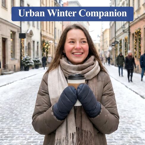 Down Mittens Ski Mittens Lightweight Warm for Men and Women Cold Weather Gloves for Traveling Walking Camping Riding Playing in Kuwait