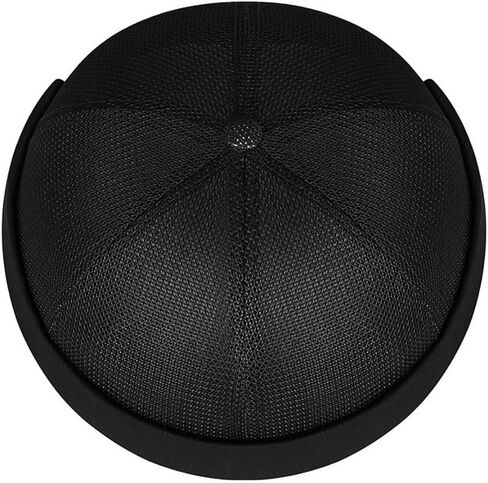 Mesh Brimless Cap for Men Skullcap Docker Beanie Hat No Brim Sailor Hat in Saudi Arabia