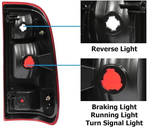 Tail Light Assembly Compatible with 2008-2016 Ford F250 F350 F450 F550 Super Duty,Taillights Brake Lamp Replacement Rear Left Right Side FO2800208 FO2801208 in Kuwait