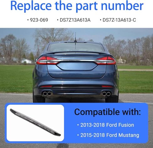 Third 3rd Brake Light High Mount Stop Light 3rd Lamp Compatible With 2013-2018 Ford Fusion,2015-2018 Ford Mustang Replacement 923-069 DS7Z13A613C DS7Z13A613A DS7Z-13A613-B in Kuwait