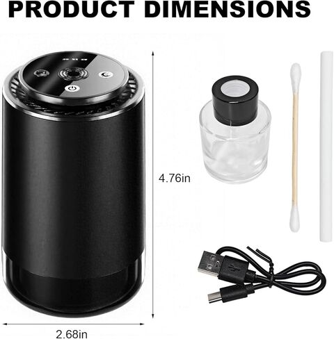 معطر هواء السيارة الذكية، ناشر رائحة قابل لإعادة الشحن مع إسقاط السماء المرصعة بالنجوم وإضاءة الغلاف الجوي، 4 أوضاع معطر هواء قابل للتعديل للمكتب المنزلي للسيارة، ملحقات السيارة in Kuwait