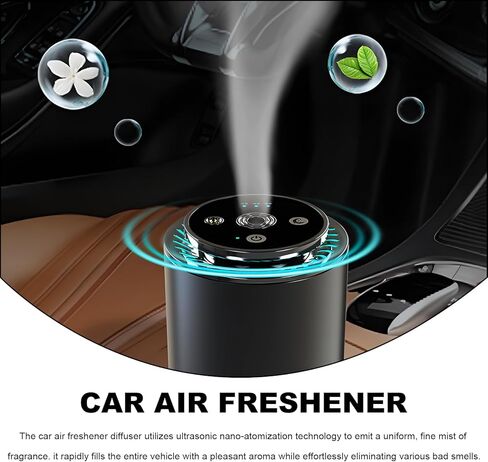 معطر هواء السيارة الذكية، ناشر رائحة قابل لإعادة الشحن مع إسقاط السماء المرصعة بالنجوم وإضاءة الغلاف الجوي، 4 أوضاع معطر هواء قابل للتعديل للمكتب المنزلي للسيارة، ملحقات السيارة in Kuwait
