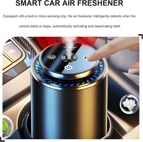 معطر هواء السيارة الذكية، ناشر رائحة قابل لإعادة الشحن مع إسقاط السماء المرصعة بالنجوم وإضاءة الغلاف الجوي، 4 أوضاع معطر هواء قابل للتعديل للمكتب المنزلي للسيارة، ملحقات السيارة in Kuwait
