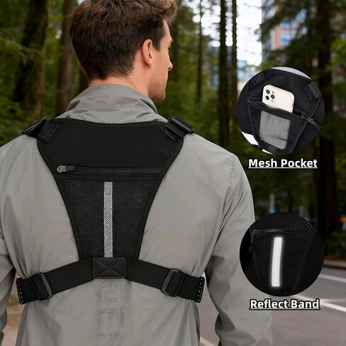 تشغيل حقيبة الصدر سترة الجري التكتيكية مع مسدس الحافظة تنوعا دراجة نارية الصدر الحقيبة CCW الصدر حزمة in Kuwait