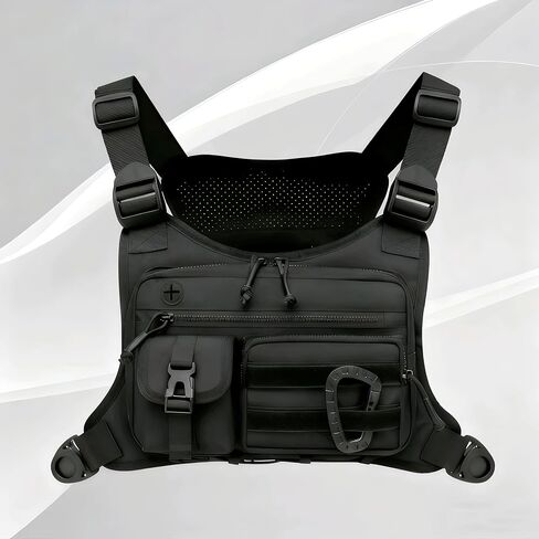 تشغيل حقيبة الصدر سترة الجري التكتيكية مع مسدس الحافظة تنوعا دراجة نارية الصدر الحقيبة CCW الصدر حزمة in Kuwait