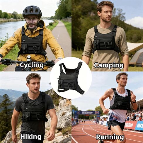تشغيل حقيبة الصدر سترة الجري التكتيكية مع مسدس الحافظة تنوعا دراجة نارية الصدر الحقيبة CCW الصدر حزمة in Kuwait