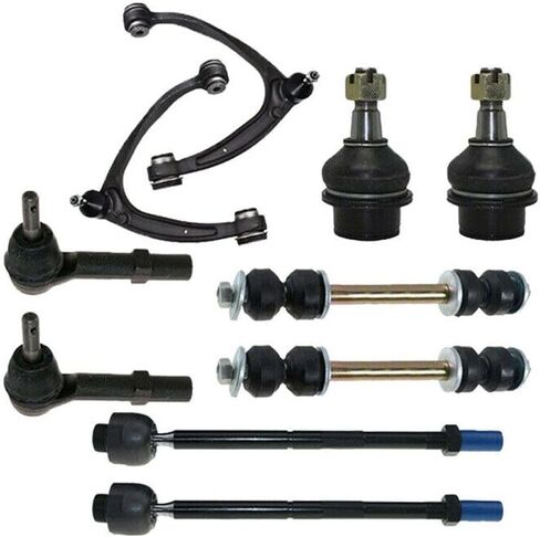 مجموعة أدوات التعليق للسائق الأمامي الأيسر والراكب الأيمن، الجزء الداخلي العلوي السفلي من الجانب السفلي من الفولاذ، شريط التأثير لجي إم سي لسيارة تشيفي لأجهزة تركيب كاديلاك ES800223 K700432 K80669 in Kuwait