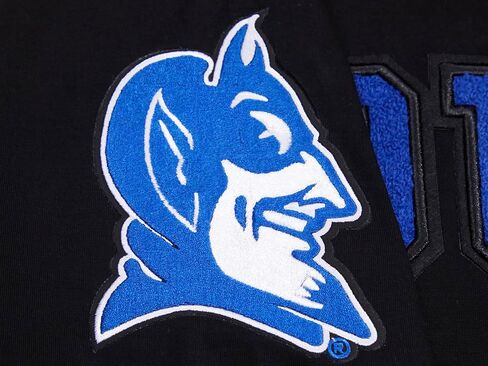 Pro Standard Mens Duke University Classic Chenille Short Sleeve Tee Black XL in Kuwait