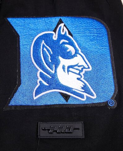 Pro Standard Mens Duke University Classic Chenille Short Sleeve Tee Black XL in Kuwait