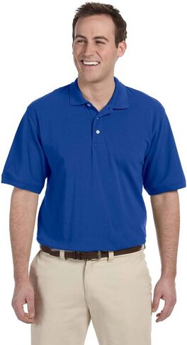 Harriton Men's 5.6 oz. Easy Blend Polo (M265) TRUE ROYAL in Kuwait