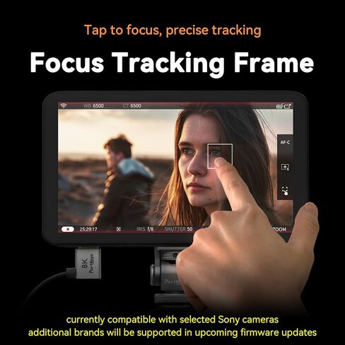 Portkeys PL5 Camera Field Monitor 5.4" 500nit Live Streaming Capture Card Monitor Vertical Shooting Stretch 360° Color Grader USB 3.0 Interface Simul in Kuwait