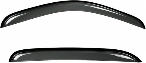 4Pcs Window Visors Rain Guards Compatible with 2007-2013 Chevy Silverado GMC Sierra Crew Cab, 07-13 Suburban Yukon XL Avalanche, Outside Mount Out-Channel Window Deflectors, Dark Smoke in Kuwait