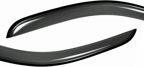 4Pcs Window Visors Rain Guards Compatible with 2007-2013 Chevy Silverado GMC Sierra Crew Cab, 07-13 Suburban Yukon XL Avalanche, Outside Mount Out-Channel Window Deflectors, Dark Smoke in Kuwait