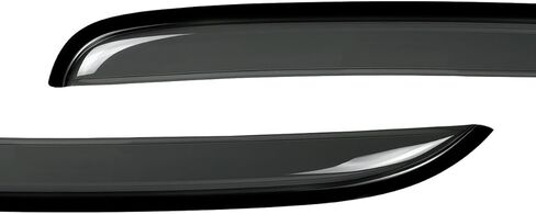 4Pcs Window Visors Rain Guards Compatible with 2007-2013 Chevy Silverado GMC Sierra Crew Cab, 07-13 Suburban Yukon XL Avalanche, Outside Mount Out-Channel Window Deflectors, Dark Smoke in Kuwait