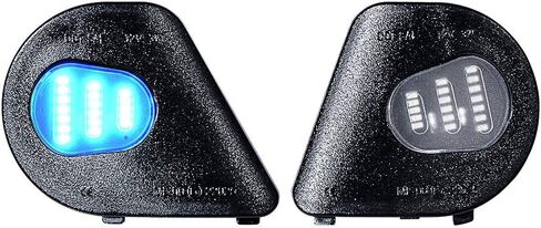 AstraDepot 2X تحت مرآة البركة LED ضوء الجليد الأزرق متوافق مع 2010 2011 2012 2013 2014 2015 2016 2017 2018 2019 دودج رام 1500 2500 3500 4500 5500 in Kuwait