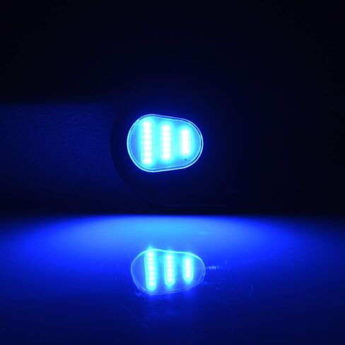 AstraDepot 2X تحت مرآة البركة LED ضوء الجليد الأزرق متوافق مع 2010 2011 2012 2013 2014 2015 2016 2017 2018 2019 دودج رام 1500 2500 3500 4500 5500 in Kuwait