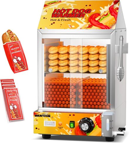WantJoin Hot Dog Grill Machine, Commercial Electric Hot Dog roller Sausage Machine Hot-dog 7 Roller Grill Cooker Machine (silver) in Saudi Arabia